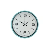 Mey İthalat® 36 Cm Turkuaz Dekoratif Duvar Saati