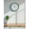 Mey İthalat® 36 Cm Yeşil Dekoratif Duvar Saati