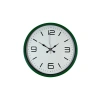 Mey İthalat® 36 Cm Yeşil Modern Dekoratif Duvar Saati