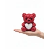 Mey İthalat® 3D Baskı Kalpli Ayıcık 10cm Romantik Masaüstü Dekor