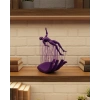 Mey İthalat® 3D El Formlu İnsan Figürü Mor Özgün Sanat Biblosu 12x18 cm