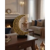 Mey İthalat® 3D Hilal Yıldız Dekor 23x23 cm Ramazan Özel Masa Üstü Süs