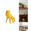 Mey İthalat® 3D Modern Sarı El Biblo 17x16 cm Ev ve Ofis Dekorasyonu