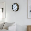 Mey İthalat® Antik Stil Eskitme 40 Cm Metal Duvar Saati