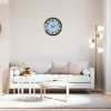 Mey İthalat® Aurelia Gold 40 Cm Metal Duvar Saati