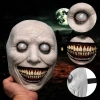 Mey İthalat® Dehşet Gülüşlü Donuk Göz Efektli Korku Maskesi 22x18 cm