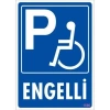 Mey İthalat® Engelli Uyarı Levhası 25x35 KOD:1590