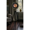 Mey İthalat® Eskitme 24 Saat Göstergeli Özel Tasarım Tripod Ayaklı Saat