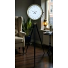 Mey İthalat® Eskitme 24 Saat Göstergeli Özel Tasarım Tripod Ayaklı Saat