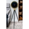 Mey İthalat® Eskitme Tripod Ayaklı Dekoratif Saat