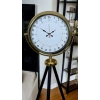 Mey İthalat® Gold 24 Saat Göstergeli Özel Tasarım Tripod Ayaklı Saat