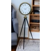 Mey İthalat® Gold Göz Alıcı Tripod Ayaklı Duvar Saati