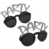 Mey İthalat® Gümüş Simli Party Yazılı Parti Gözlüğü Show 15x7 cm