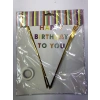 Mey İthalat® Happy Birthday To You Flama Bayrak Süs