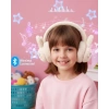 Mey İthalat® Kablosuz Peluş Bluetooth Kulaklık Mikrofonlu Şarjlı Müzik Çalar