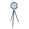 Mey İthalat® Krom Dekoratif Tasarım Tripod Ayaklı Saat