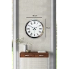 Mey İthalat® Krom Roma Rakamlı 40 Cm Metal Modern Duvar Saati
