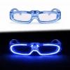 Mey İthalat® Mavi LED Işıklı Parti Gözlüğü 3 Modlu – Glow & Gece Eğlence Gözlüğü