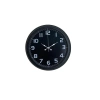 Mey İthalat® Midnight Black 40 Cm Metal Duvar Saati