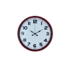 Mey İthalat® Premium Kırmızı 36 Cm Duvar Saati