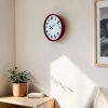 Mey İthalat® Premium Kırmızı 36 Cm Duvar Saati