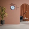 Mey İthalat® Premium Kırmızı 36 Cm Duvar Saati