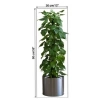 Mey İthalat® Saksılı Bitki Tasarımlı Yapışkanlı Sticker Resim 90*30 cm MC-665