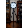 Mey İthalat® Siyah Arap Rakamlı Sıradışı Tasarım Tripod Ayaklı Saat