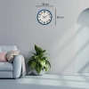 Mey İthalat® Sky Blue 36 Cm Duvar Saati