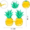 Mey İthalat® Tropikal Hawaii Ananas Şekilli Parti Gözlüğü 9.5 x 14 cm