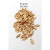 Oya Abiye Bileklik Kolye Pleksi Metalik Plastik Pul Altın Renk 24 gram 255 adet - BNC546