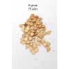 Oya Abiye Bileklik Kolye Pleksi Metalik Plastik Pul Altın Renk 8 gram 75 adet - BNC493
