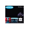 Rayan Kitchen Plastik Kapaklı 14 Cm Saklama Kabı Cam