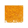 Turuncu Renk 4 mm Yaklaşık 1100 adet / 100 gram Cam Boncuk Oya Yazma Bileklik ve Kolye