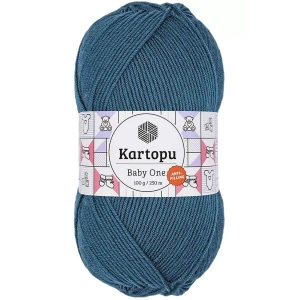 1 Adet Baby One Tüylenmeyen El Örgü İpi Yünü Petrol K1467