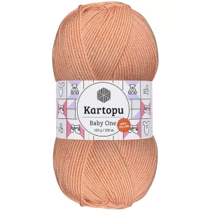 1 Adet Baby One Tüylenmeyen El Örgü İpi Yünü Yavruağzı K253