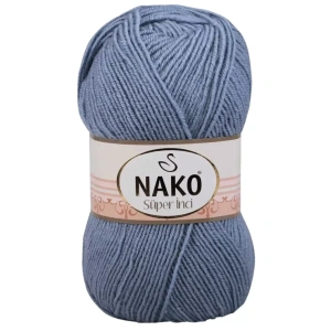 1 Adet Süper İnci El Örgü İpi 100 gr Kot Mavi 1986