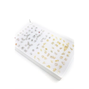 100lü Karışık Tragus(Gümüş-Altın) - Altın