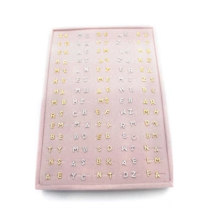 140lı Standlı Harf Tragus Küpe - ÇOK RENKLİ