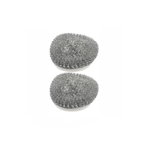 2 Adet Paslanmaz Çelik Tel Bulaşık Teli Poşetli 40 gr Büyük Boy