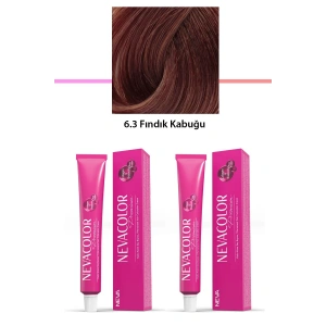 2 li Set Premium 6.3 Fındık Kabuğu - Kalıcı Krem Saç Boyası 2 X 50 g Tüp