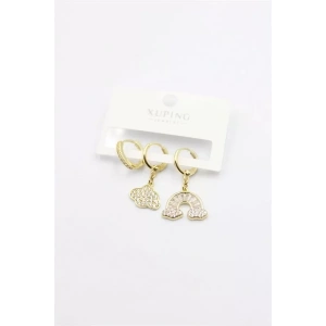 3lü  Xuping Küpe - Altın