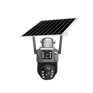 3 MP + 3 MP Çift Lens Solar TF Kart Girişli 4G Kamera