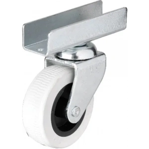 323 - 50x20 Mm Gri Uzun U Tablalı Teker 4 Adet