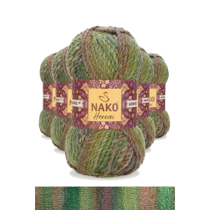 5 Adet Hercai Ebruli Hırka Kazak Atkı Bere El Örgü İpi Yünü 28178