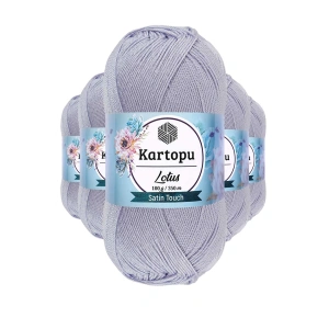 5 Adet Lotus Bikini Büstiyer Bluz Örgü İpi  K714 Gri