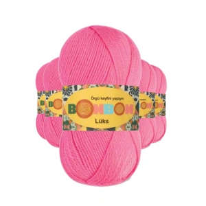 5 Adet Lüks Patik İpi Yünü Pembe 98230