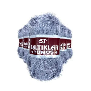 5 Adet Yumoş Sakallı El Örgü Ipi Yünü 06