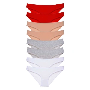 8 adet Süper Eko Set Likralı Kadın Slip Külot 532