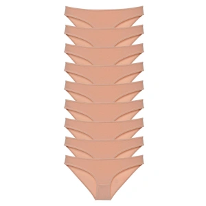 9 adet Süper Eko Set Likralı Kadın Slip Külot Ten